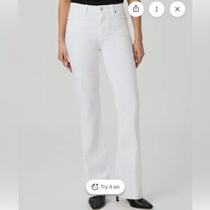 High Rise Laurel Canyon 32" Bootcut Jean - Crisp White